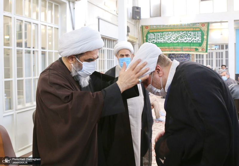 مراسم عمامه گذاری و جشن ولادت امیرالمومنین (ع) در بیوت مراجع و علماء‎‎