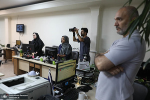 بازدید رییس موسسه تنظیم و نشر آثار امام خمینی (ره) از خبرگزاری ایسنا