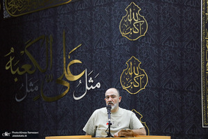 مراسم ختم مرحوم اکبر عبدی در مسجد بلال صدا و سیما