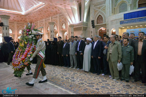 تجدید میثاق معاونین وزارت آموزش و پرورش با حضرت امام(س)  