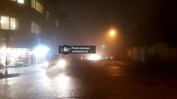 تصاویر/ مه گرفتگی در بخش هایی از تهران