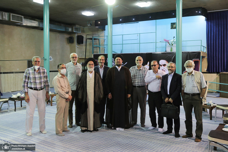 دیدار اعضای شورای مرکزی کانون زندانیان سیاسی مسلمان قبل از انقلاب با سید حسن خمینی