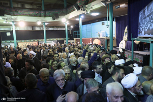مراسم بزرگداشت همسر آیت الله موسوی بجنوردی (ره) در حسینیه شماره یک جماران-4