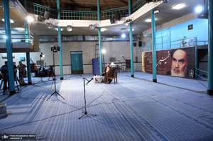 پشت صحنه برنامه «عطر عاشقی» در حسینیه جماران