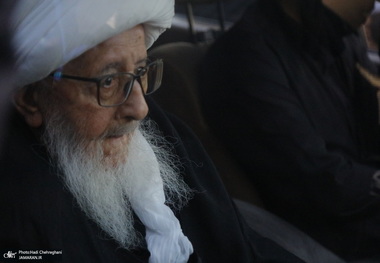 دسته عزاداری شهادت حضرت علی (ع) با حضور آیت‌الله العظمی وحید خراسانی 