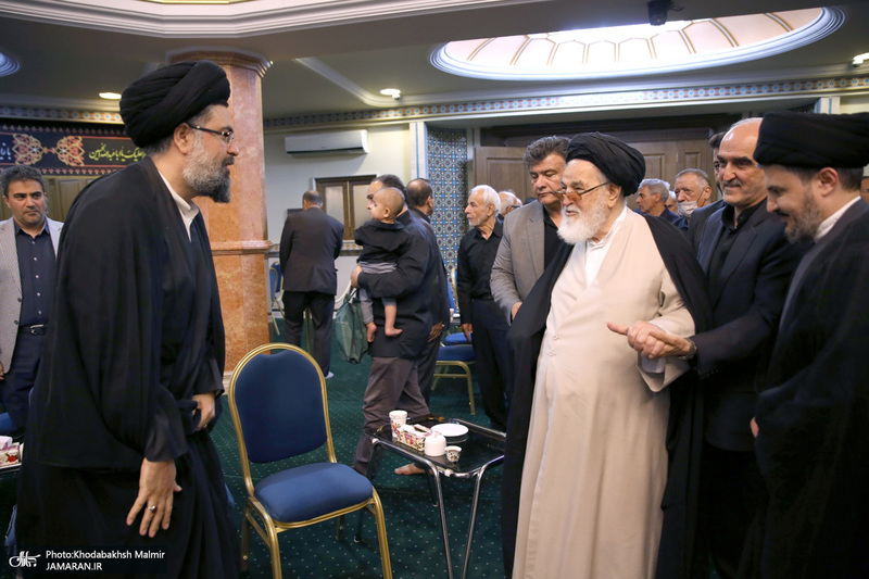 مراسم یاد بود حاجیه خانم صدیقه محمدی هشترودی خواهر همسر حجت الاسلام والمسلمین سید مهدی امام جمارانی