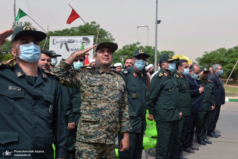 رزمایش جهادگران فاطمی در جوار حرم مطهر امام خمینی(س)