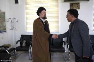 دیدار آقای عبدالکریم حسین‌زاده معاون رئیس جمهور با سید حسن خمینی