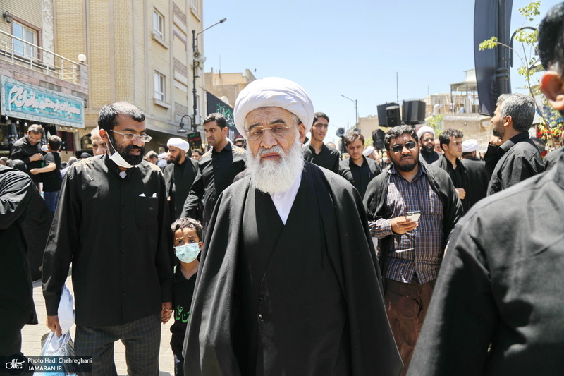 مراسم شهادت امام جعفر صادق(ع) با حضور آیت الله العظمی وحید خراسانی