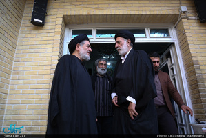 مراسم ختم مادر حجت الاسلام و المسلمین محتشمی پور در مسجد خاتم انبیاء (ص)