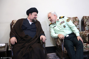 دیدار رئیس و مدیران سازمان حفاظت محیط زیست با سید حسن خمینی