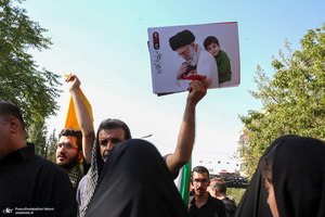 مراسم وداع با رهبر شهید انقلاب در مصلی تهران- 9