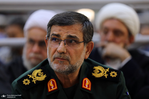 حضور شخصیت های سیاسی و لشکری در سی و پنجمین سالگرد ارتحال حضرت امام خمینی (س) - 2 - سردار تنگسیری