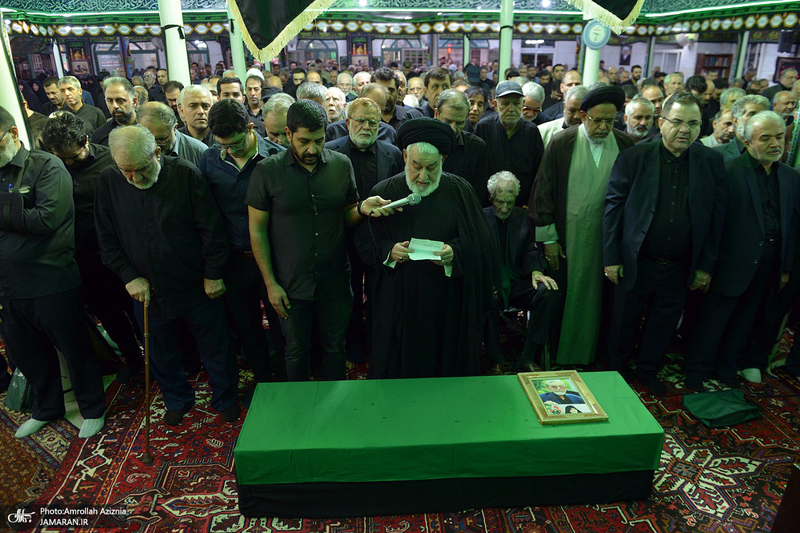 مراسم تشییع سیدعلی صنیع خانی از مسجد الرسول (ص) نازی آباد