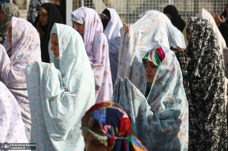 اقامه نماز عید سعید فطر در امام زاده قاسم (ع)