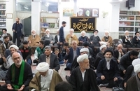 مراسم سوگواری به مناسبت سالروز شهادت حضرت فاطمه زهرا (س) در دفتر آیت الله العظمی صانعی (14)
