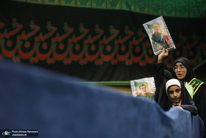 مراسم گرامیداشت سرداران غلامرضا محرابی و مهدی ربانی