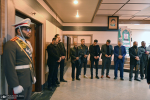 مراسم بزرگداشت دو نفز از کارمندان مرحوم آستان امام خمینی