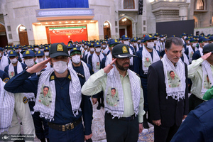 تجدید میثاق دانشجویان و فرماندهان دانشگاه افسری و تربیت پلیس امام حسن مجتبی‎‎ (ع) با آرمان حضرت امام خمینی (س)