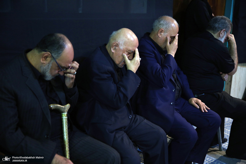 مراسم عزاداری هیئت جامعه اسلامی ورزشکاران در حسینیه جماران