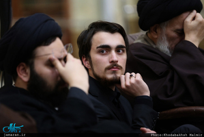مراسم عزاداری شب شهادت حضرت زهرا(س) در حرم امام خمینی (س)
