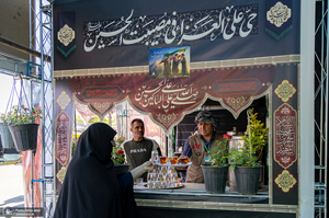 هم قدم با زائران اباعبدالله الحسین (ع)؛ مرز تمرچین