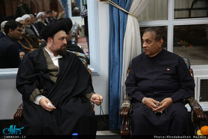 دیدار ریس مجلس سریلانکا با سید حسن خمینی‎