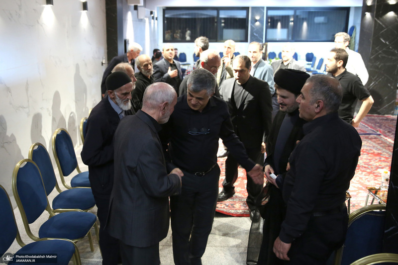 حضور سید حسن خمینی در منزل آیت الله امام جمارانی