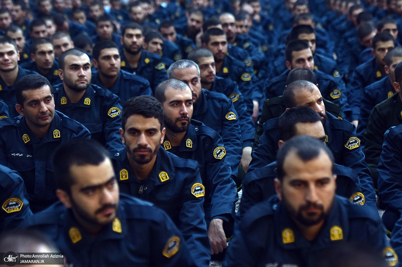 تجدید میثاق دانشجویان و فرماندهان دانشگاه افسری و تربیت پلیس امام حسن مجتبی‎‎ (ع) با آرمان حضرت امام خمینی (س)