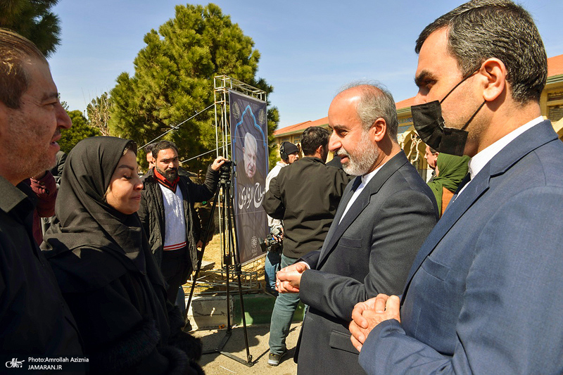 مراسم تشییع و خاکسپاری صلاح زواوی سفیر سابق فلسطین در تهران