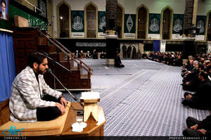 اولین شب عزاداری فاطمیه در حسینیه امام خمینی