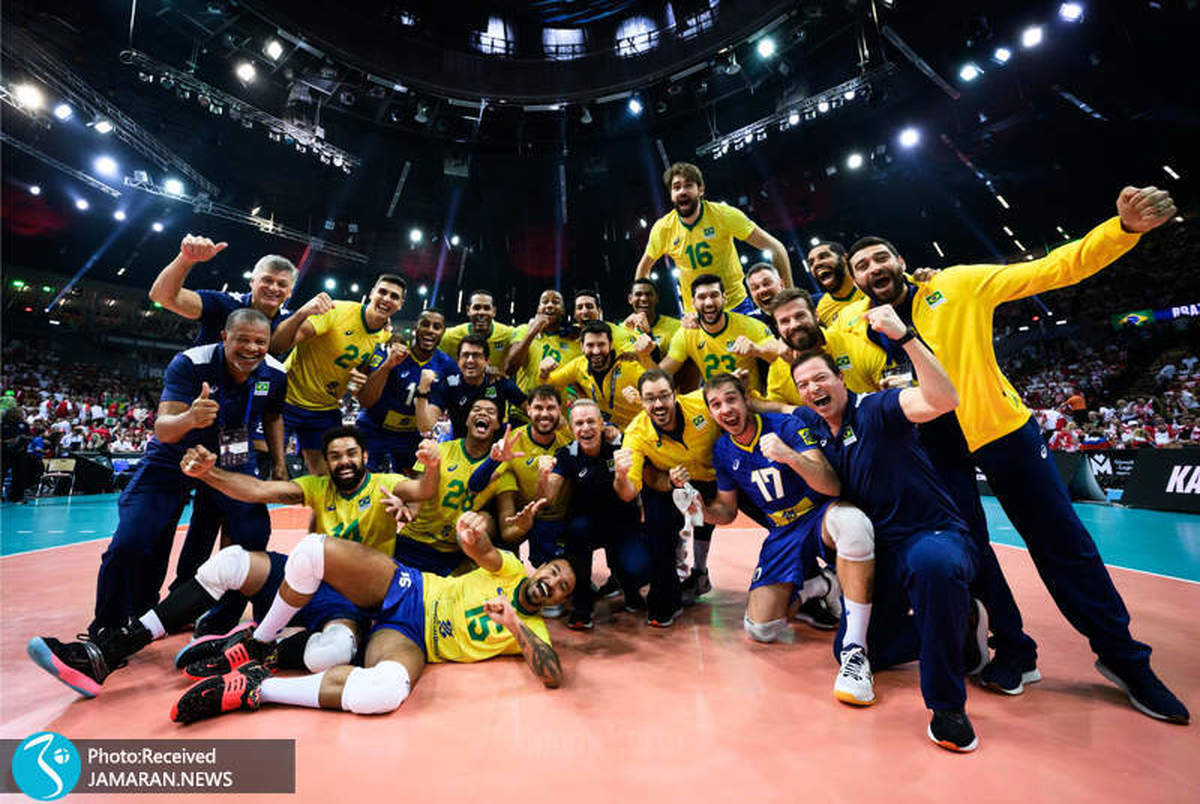 شکستن طلسم برنز برزیل در والیبال قهرمانی جهان+ عکس