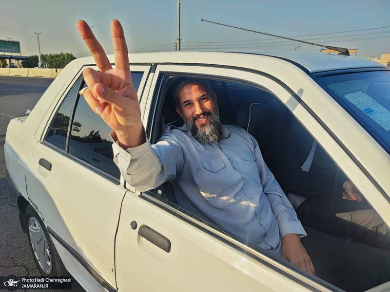 بدرقه کاروان های زائران اعزامی قم به مرقد امام خمینی