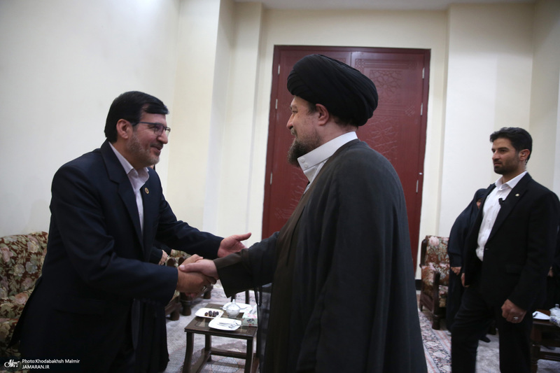 دیدار رئیس و اعضای هیأت رئیسه کمیته ملی پارالمپیک با سید حسن خمینی