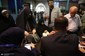 مرحله دوم انتخابات ریاست جمهوری چهاردهم در حسینیه جماران - 3