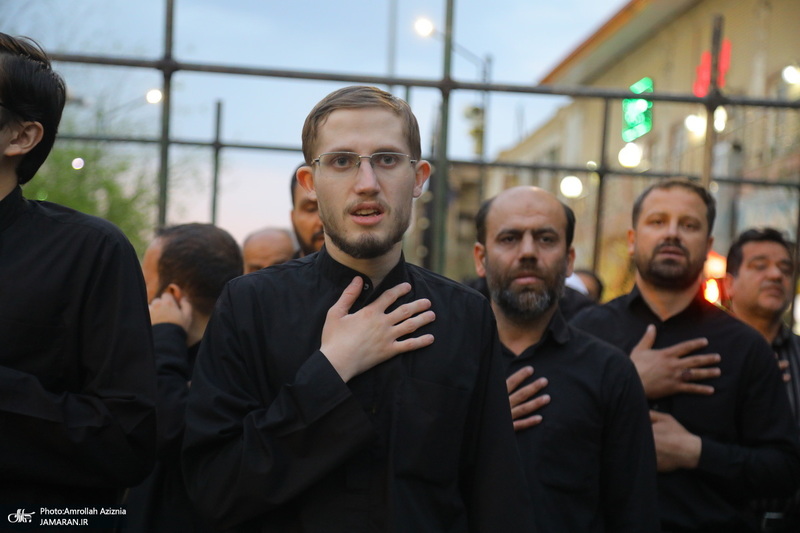 دسته عزاداری شهادت حضرت علی (ع) با حضور آیت‌الله العظمی وحید خراسانی
