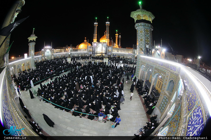 مراسم احیاء شب نوزدهم ماه مبارک رمضان در حرم مطهر حضرت معصومه(س)