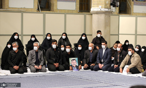 دیدار خانواده شهدای حادثه‌ تروریستی شاهچراغ شیراز با رهبر معظم انقلاب