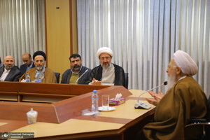 دیدار اساتید و روسای دانشگاه های کشورهای اسلامی با آیت الله العظمی جوادی آملی‎