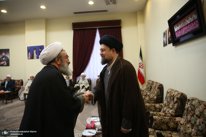 حاشیه تجدید میثاق هیأت رئیسه و اعضای مجلس خبرگان رهبری با آرمان های امام خمینی(س)