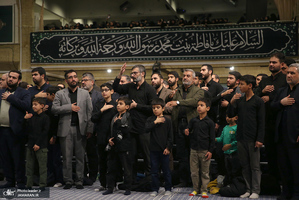 مراسم عزاداری شب شهادت حضرت فاطمه‌زهرا (س) در حسینیه امام خمینی
