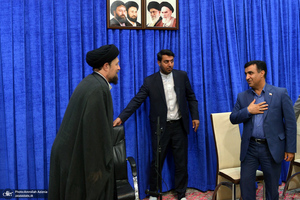 دیدار رئیس، معاونان و کارکنان سازمان حفاظت محیط‌زیست با سید حسن خمینی