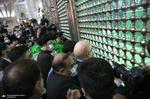 تجدید میثاق رئیس مجلس شورای اسلامی و نمایندگان با آرمان های حضرت امام (س)