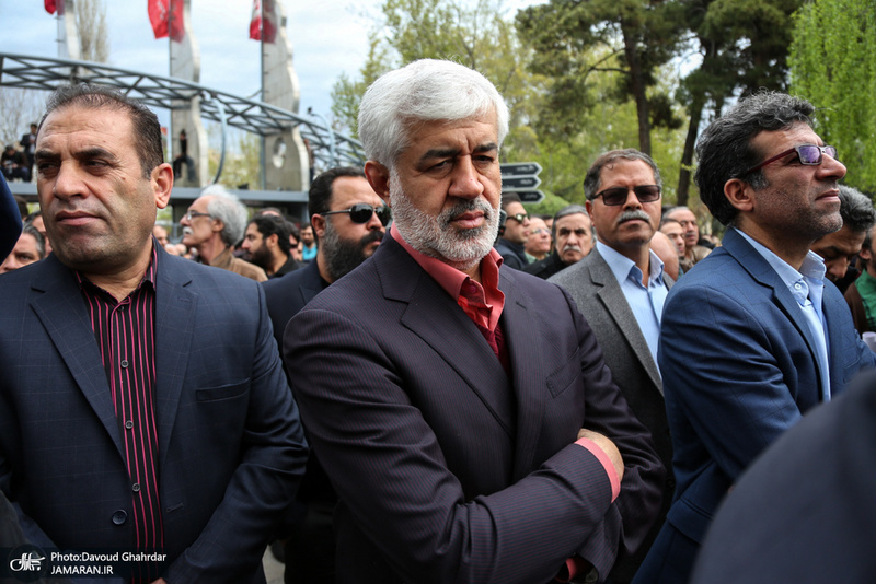 مراسم تشییع پیکر جمشید مشایخی