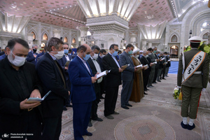 تجدید میثاق مسئولان بنیاد شهید و امور ایثارگران با آرمان های حضرت امام(س)