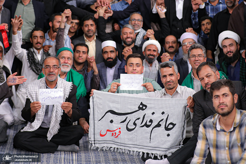 دیدار هزاران نفر از مردم سیستان و بلوچستان و خراسان جنوبی با رهبر انقلاب