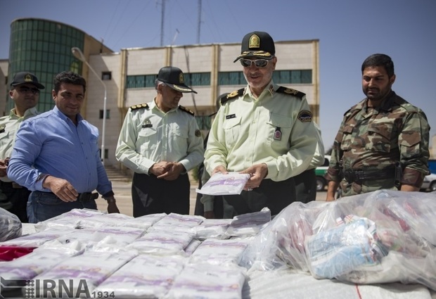 یک و نیم تن مواد مخدر در فارس کشف شد