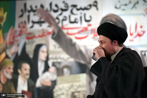 پشت صحنه برنامه تلویزیونی «صف اول» با حضور سید حسن خمینی