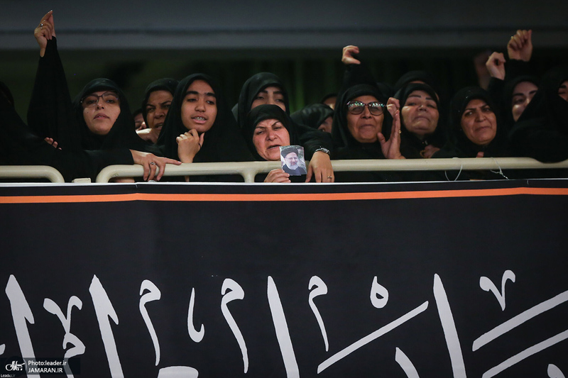 اولین شب مراسم عزاداری عزاداری حضرت اباعبدالله الحسین (ع) در حسینیه امام خمینی