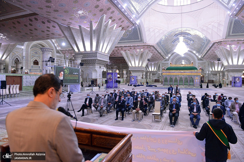 تجدید میثاق رئیس و کارکنان بنیاد شهید با آرمان‌های حضرت امام خمینی (س)